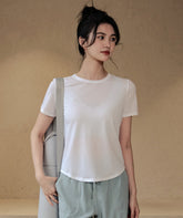 Loose quick-drying short sleeves