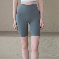High-waisted, Hip-lifting, Skinny, Breathable, Running, Fitness, Cycling, Sports quad pants