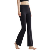 Flared wide-leg pants