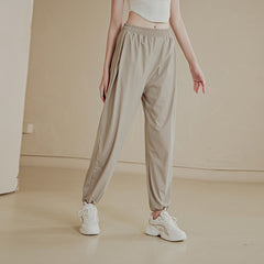 Loose drape, Quick-drying high-waisted yoga pants