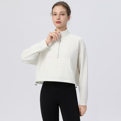 Loose, Breathable, Running stand-up collar and long sleeves