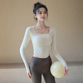 Long Sleeve Set with Chest Pads