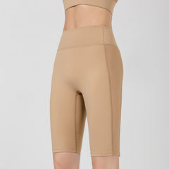 Tight hip lift and abdominal fitness crop pants