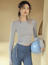 Drawstring quick-drying long sleeves
