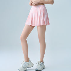 Tie-dye anti-gloss high waist, Quick drying, Breathable, Running training, Sports fitness, Short skirts, Tennis skirt