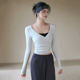 New Autumn Comfortable Pilates Training Fitness Long Sleeves
