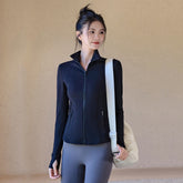 Stretchable Zipper Yoga Jacket