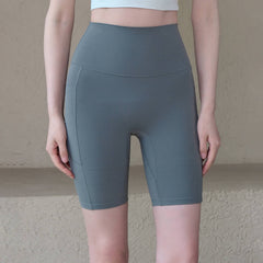 High-waisted, Hip-lifting, Skinny, Breathable, Running, Fitness, Cycling, Sports quad pants