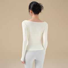 Autumn and winter style swing collar sports long sleeves