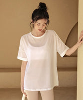 Sun protection quick-drying short sleeves