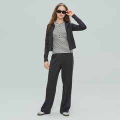 Autumn and winter high-elastic breathable slacks