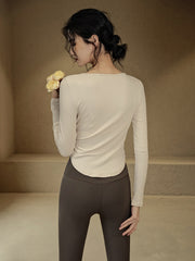 High-value niche quick-drying yoga long sleeves