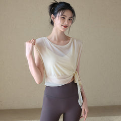 Premium camisole breathable short-sleeved set