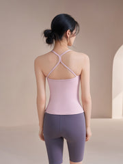 Beautiful back shockproof yoga fitness vest
