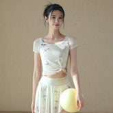 Chinese-style mesh top
