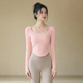 Breathable Long Sleeve Fitness Top