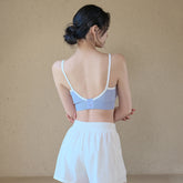 High-end sexy skin-friendly all-in-one fitness shockproof gathered sports beauty back bra