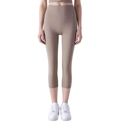 Lycra high-waisted hip-lifting yoga cropped pants