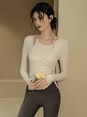 High-value niche quick-drying yoga long sleeves