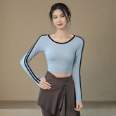 Long Sleeve with Built-In Bra Pad