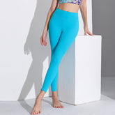 High-waisted hip-lifting leggings