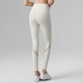 Mesh without T-line with pockets, Anti-roll hemming, Hip lifting sports leggings
