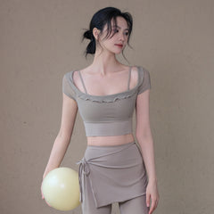 Mesh lightweight, Breathable, Slim slim sports T-shirt with short sleeves