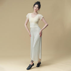 New loose drape wide-leg pants