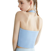 All-in-one halterneck yoga vest