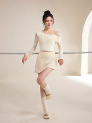 Chic & Slimming Long Sleeve Sports Tee for Yoga & Fitness