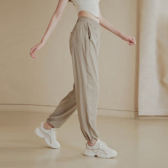 Loose drape, Quick-drying high-waisted yoga pants