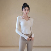 Bare Stretch Long Sleeve with Padding