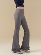 High-elastic nude slimming high-waisted bell-bottoms