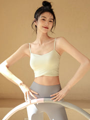 A high-end feel can be worn with a sports bra