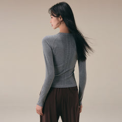 New tight-fitting, Slimming, Nude, Comfortable and breathable yoga top