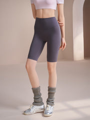 High-waisted skin-friendly breathable cropped pants