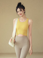 Running training auxiliary breast sports bra