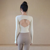 Open-Back Long Sleeve