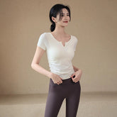 Padded short sleeve t-shirt