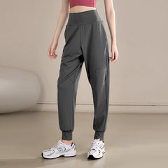 New loose leg straps slimming running yoga pants