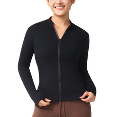High elasticity, Slimming, Breathable, Nude fitness clothes, Yoga long-sleeved tops