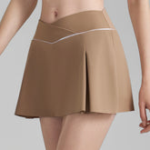 A sports skirt with a cross-waisted cross-waist