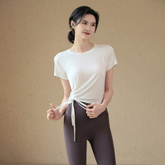 Slimming short-sleeved T-shirt