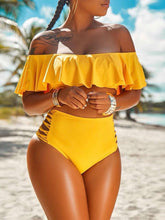 Ruffle High Waisted Bikini