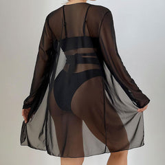 High Leg Cheeky Cutout Wrap Around Brazilian Three Piece Bikini