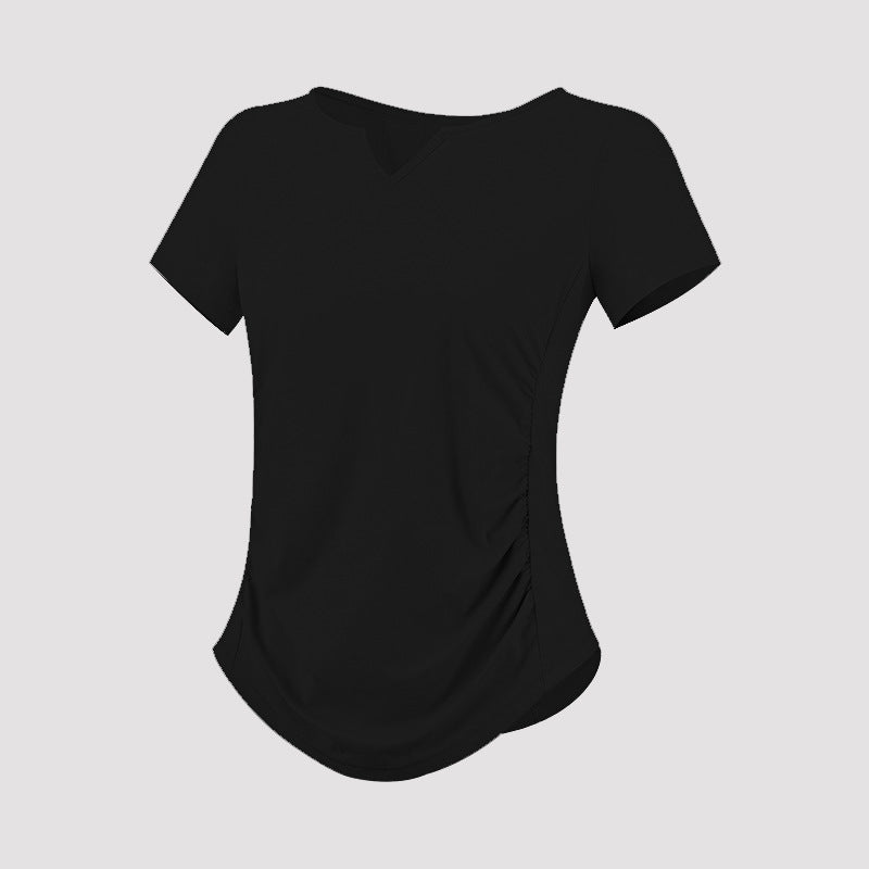 Slimming yoga short-sleeved T-shirt