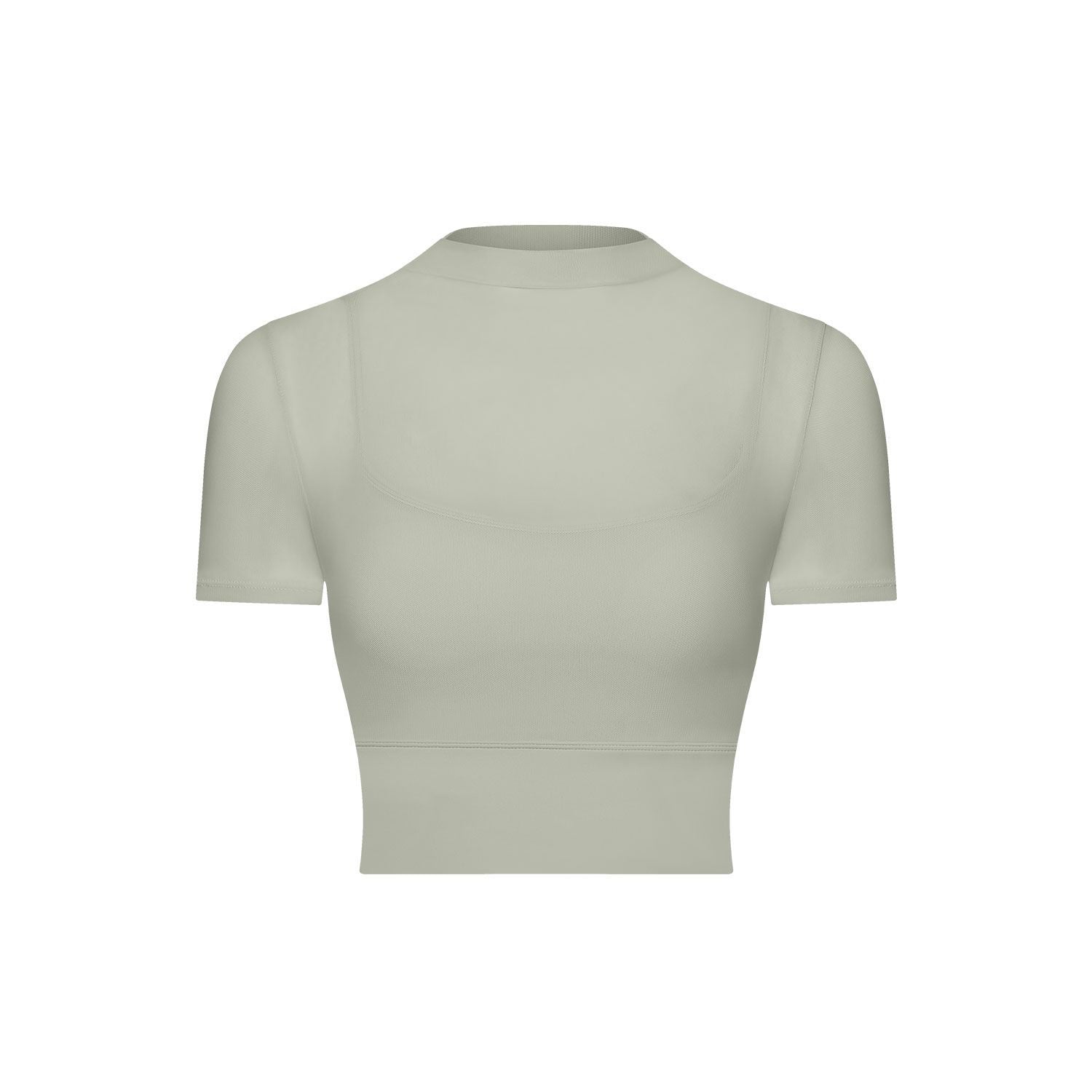 Sexy mesh strap chest pad sports t-shirt short sleeves