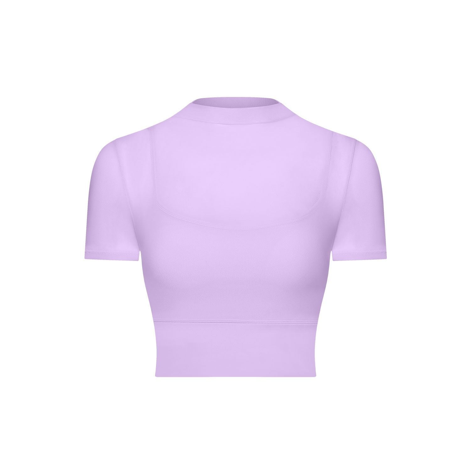 Sexy mesh strap chest pad sports t-shirt short sleeves
