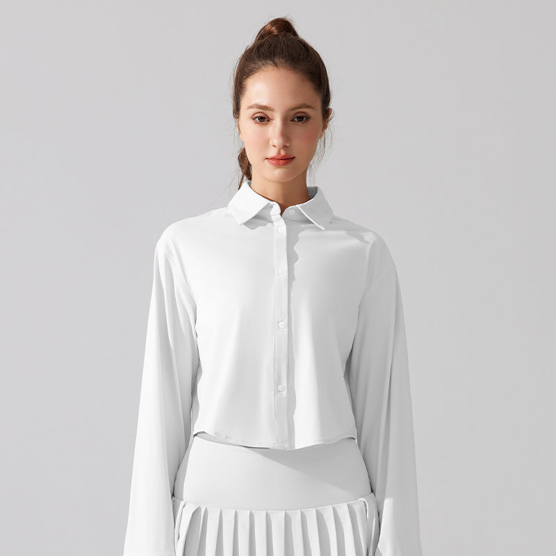 Quick-drying and versatile long-sleeved smock