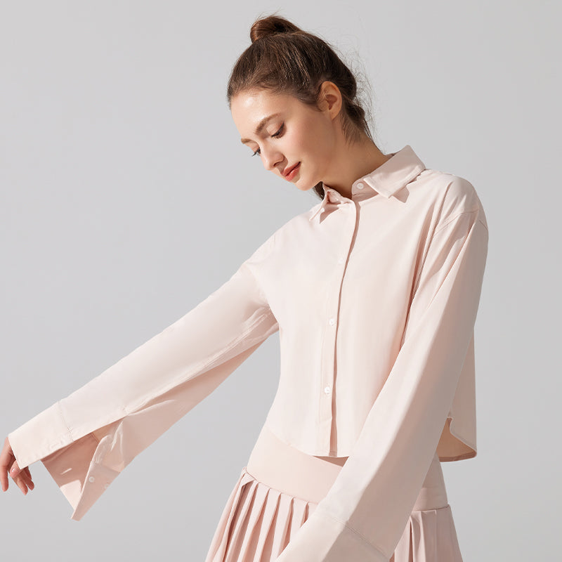 Quick-drying and versatile long-sleeved smock